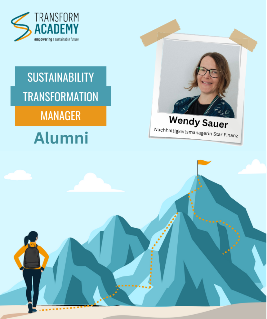 Alumna des Kurses Sustainability Transformation Manager der transform academy Wendy Sauer