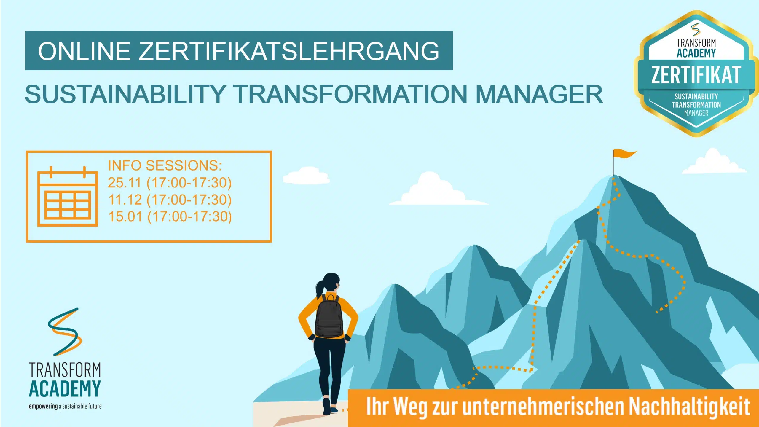 Info Session -Sustainability Tranformation Manager - Frühjahr 2026