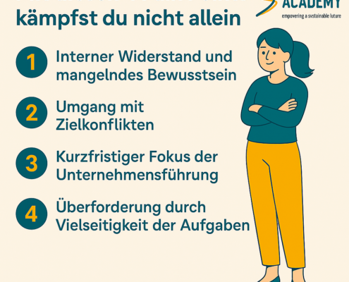 4 Pain Points Nachhaltigkeitsverantwortliche transform academy