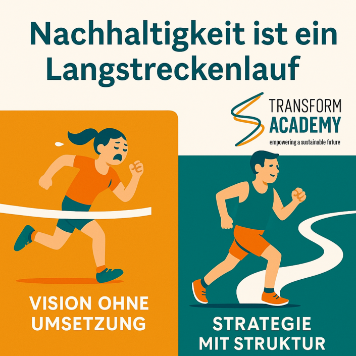 Nachhaltigkeit ist ein Langstreckenlauf transform academy